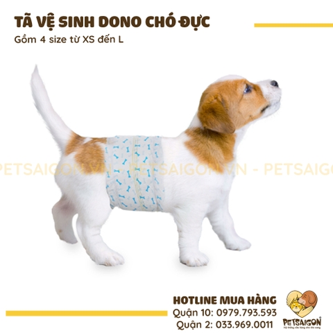 Tã Cho Chó Đực Dạng Quấn Bụng Dono