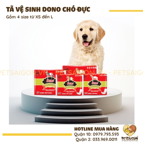 Tã Cho Chó Đực Dạng Quấn Bụng Dono