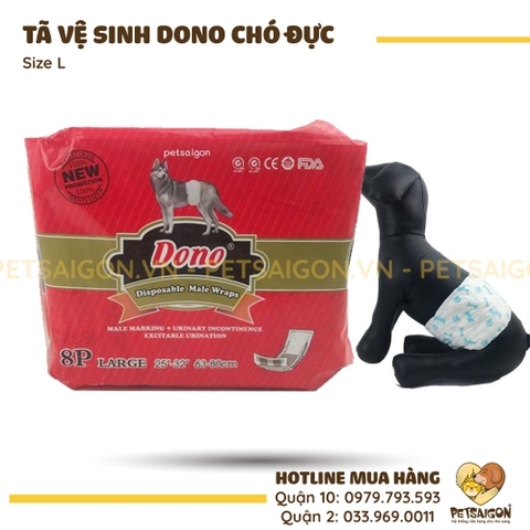 Tã Cho Chó Đực Dạng Quấn Bụng Dono