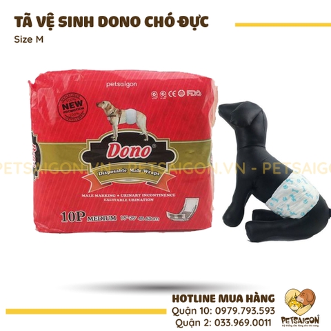 Tã Cho Chó Đực Dạng Quấn Bụng Dono