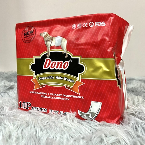 Tã Cho Chó Đực Dạng Quấn Bụng Dono