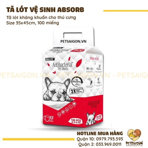 Tã Lót Cho Chó Mèo Đi Vệ Sinh Absorb Plus