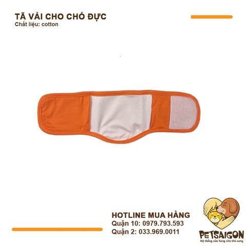 Tã Cho Chó Đực Bằng Vải