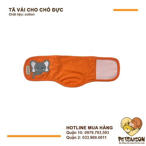 Tã Cho Chó Đực Bằng Vải