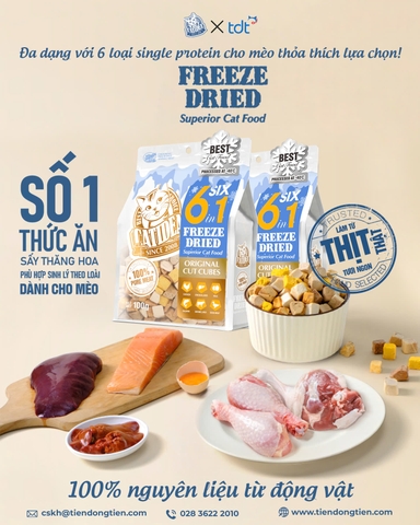 Thức Ăn Thịt Tươi Sấy Thăng Hoa Cho Mèo Catidea