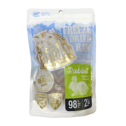 Thức Ăn Thịt Tươi Sấy Thăng Hoa Cho Mèo Catidea