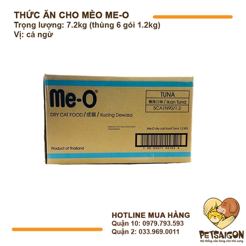Thức Ăn Cho Mèo Trưởng Thành Me-o Vị Cá Ngừ