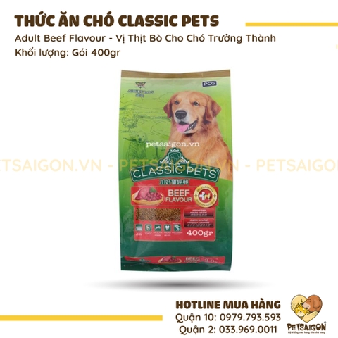 Thức Ăn Cho Chó Trưởng Thành Classic Adult Vị Bò