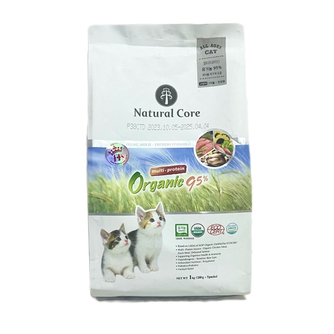 Thức Ăn Natural Core Giàu Đạm Cho Mèo 95% 1Kg