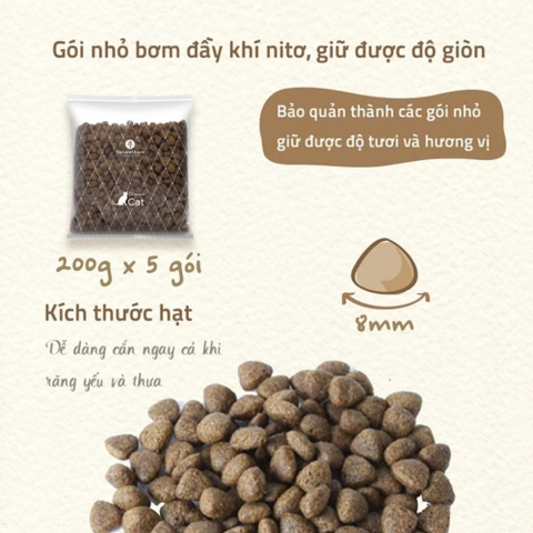 Thức Ăn Natural Core Giàu Đạm Cho Mèo 95% 1Kg