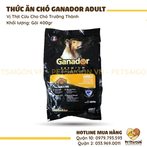 Thức Ăn Cho Chó Trưởng Thành Ganador Adult Vị Cừu