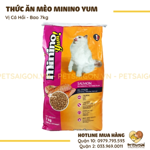 Thức Ăn Cho Mèo Minino Yum Vị Cá Hồi