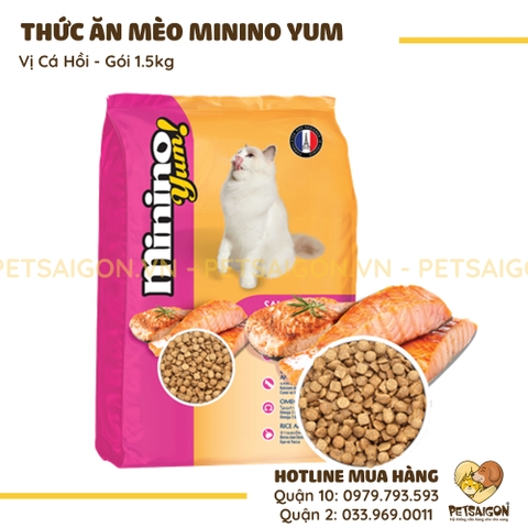 Thức Ăn Cho Mèo Minino Yum Vị Cá Hồi