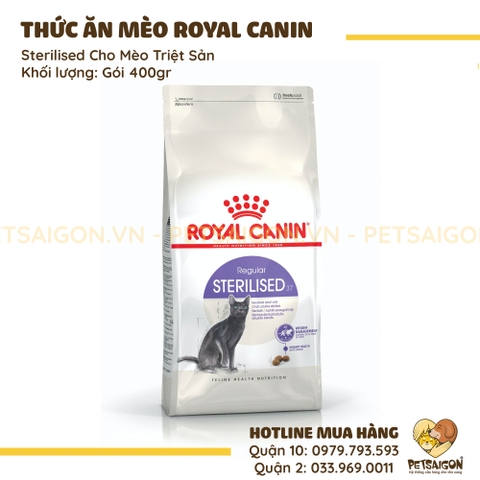 Thức Ăn Cho Mèo Triệt Sản Royal Canin Sterilised