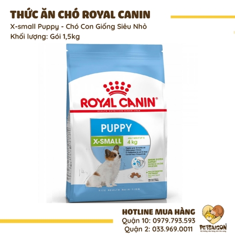 Thức Ăn Cho Chó Con Giống Siêu Nhỏ Royal Canin Xsmall Puppy