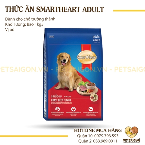 Thức Ăn Cho Chó Trưởng Thành Smartheart Adult  - 1kg5