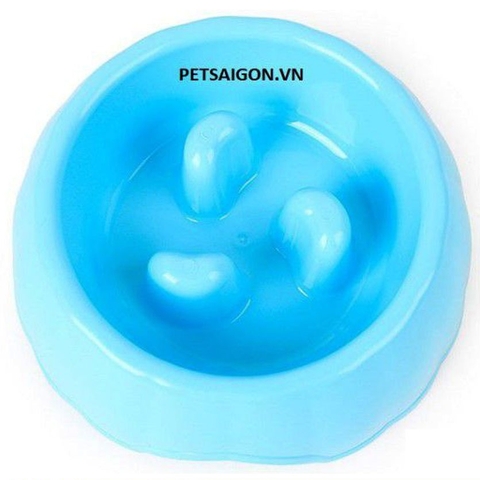 Tô Ăn Cho Chó Mèo Chống Nghẹn Bằng Nhựa