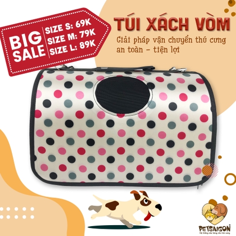 Túi Xách Vận Chuyển Chó Mèo Dạng Vòm