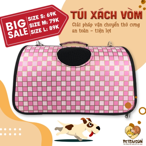 Túi Xách Vận Chuyển Chó Mèo Dạng Vòm