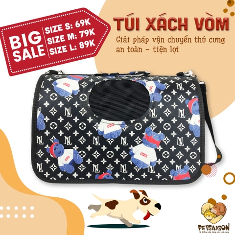 Túi Xách Vận Chuyển Chó Mèo Dạng Vòm