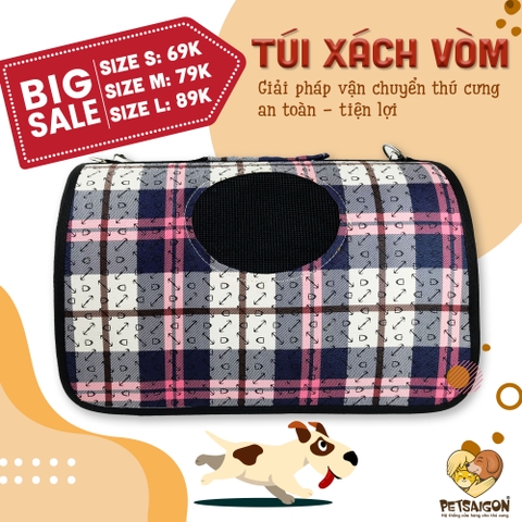 Túi Xách Vận Chuyển Chó Mèo Dạng Vòm