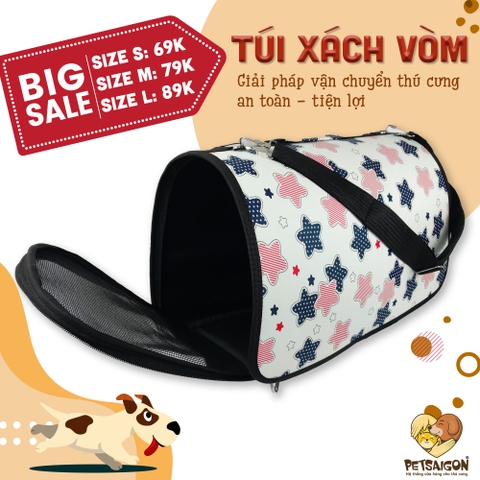 Túi Xách Vận Chuyển Chó Mèo Dạng Vòm