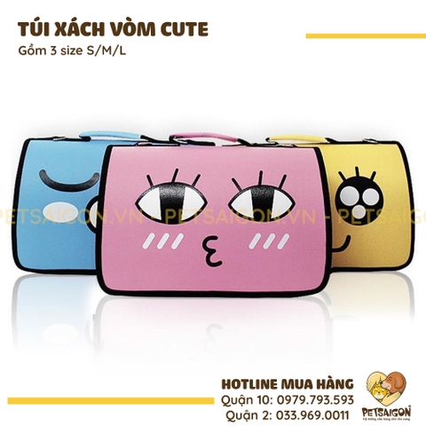 Túi Vận Chuyển Cho Chó Mèo Hình Vòm Cute
