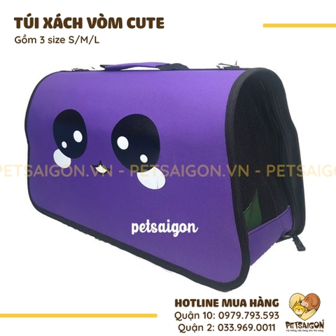 Túi Vận Chuyển Cho Chó Mèo Hình Vòm Cute
