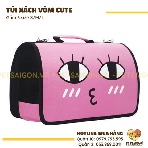Túi Vận Chuyển Cho Chó Mèo Hình Vòm Cute