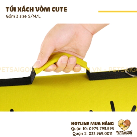 Túi Vận Chuyển Cho Chó Mèo Hình Vòm Cute