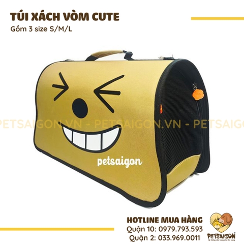 Túi Vận Chuyển Cho Chó Mèo Hình Vòm Cute