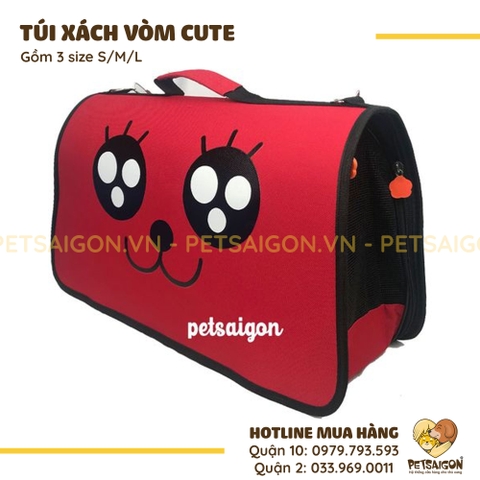 Túi Vận Chuyển Cho Chó Mèo Hình Vòm Cute