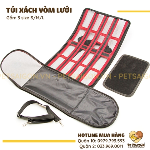 Túi Xách Cho Chó Mèo Dạng Vòm Lưới