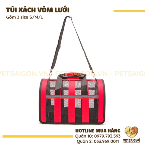 Túi Xách Cho Chó Mèo Dạng Vòm Lưới