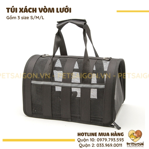 Túi Xách Cho Chó Mèo Dạng Vòm Lưới
