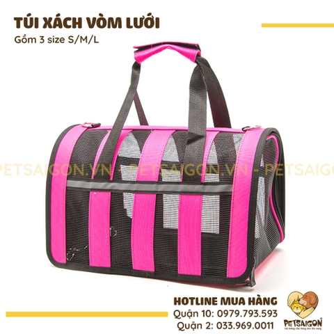 Túi Xách Cho Chó Mèo Dạng Vòm Lưới