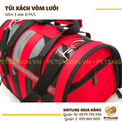 Túi Xách Cho Chó Mèo Dạng Vòm Lưới