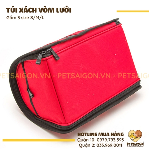 Túi Xách Cho Chó Mèo Dạng Vòm Lưới