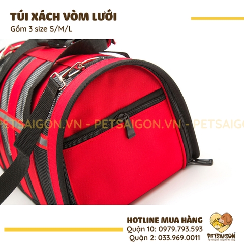 Túi Xách Cho Chó Mèo Dạng Vòm Lưới