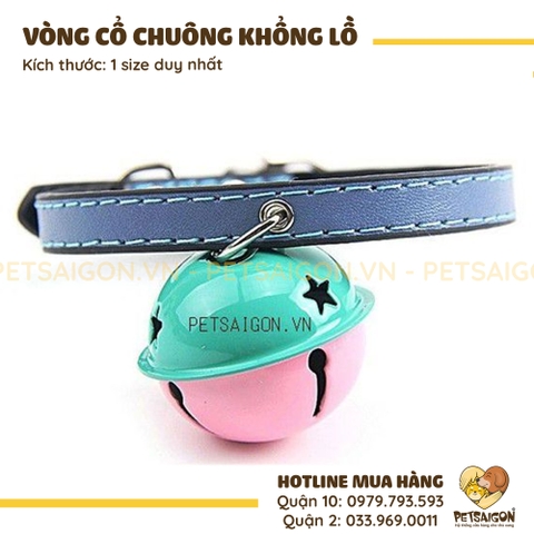 Vòng Cổ Cho Chó Mèo Gắn Chuông Khổng Lồ