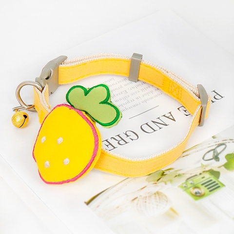 Vòng Cổ Cho Chó Mèo Hình Dâu Tây