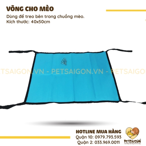 Võng Cho Mèo Treo Chuồng 40x50cm