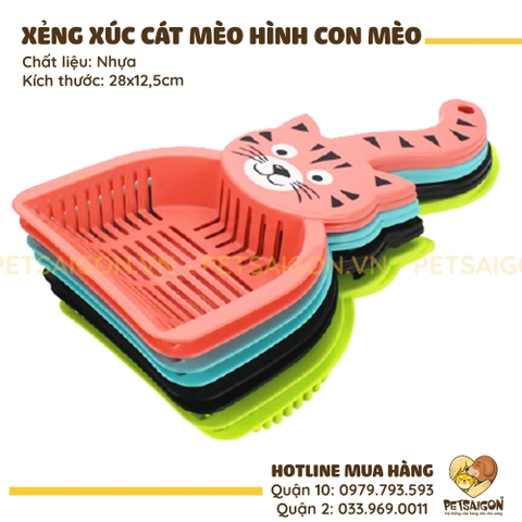 Xẻng Xúc Cát Mèo Hình Con Mèo