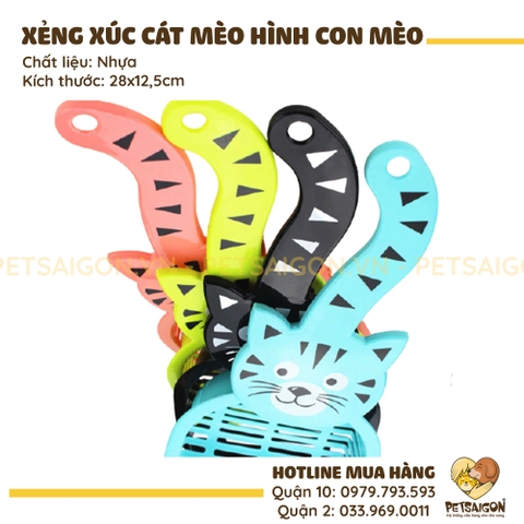 Xẻng Xúc Cát Mèo Hình Con Mèo