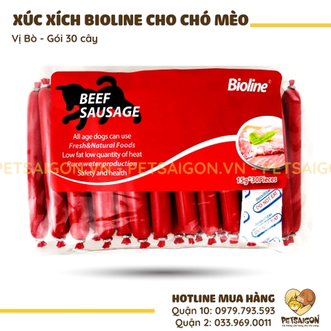 Xúc Xích Cho Chó Mèo Bioline