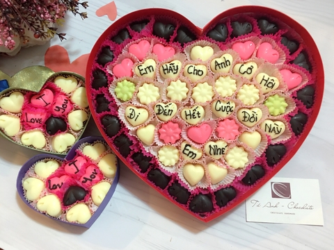 MÓN QUÀ TÌNH YÊU- SOCOLA VALENTINE tại TÚ ANH CHOCOLATE