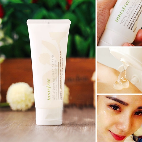 White Tone Up Sleeping Pack