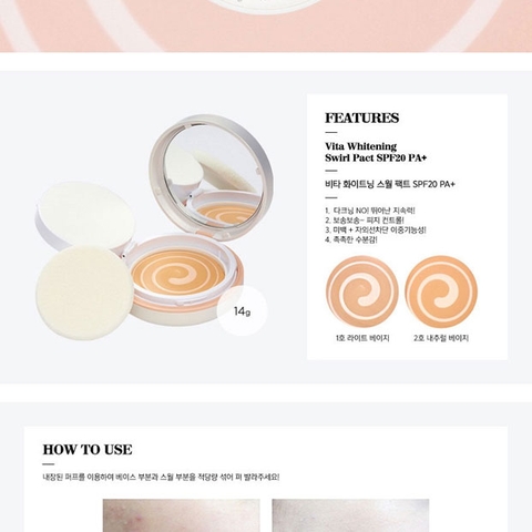 Vita Whitening Swirl Pact