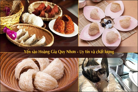 Những món ăn được chế biến từ tổ yến Hoàng Gia