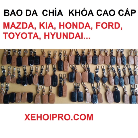 Bao da bọc chìa khóa xe hơi cao cấp